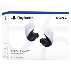 Sony PlayStation Pulse Explore Earbuds in Black and White [Sealed]